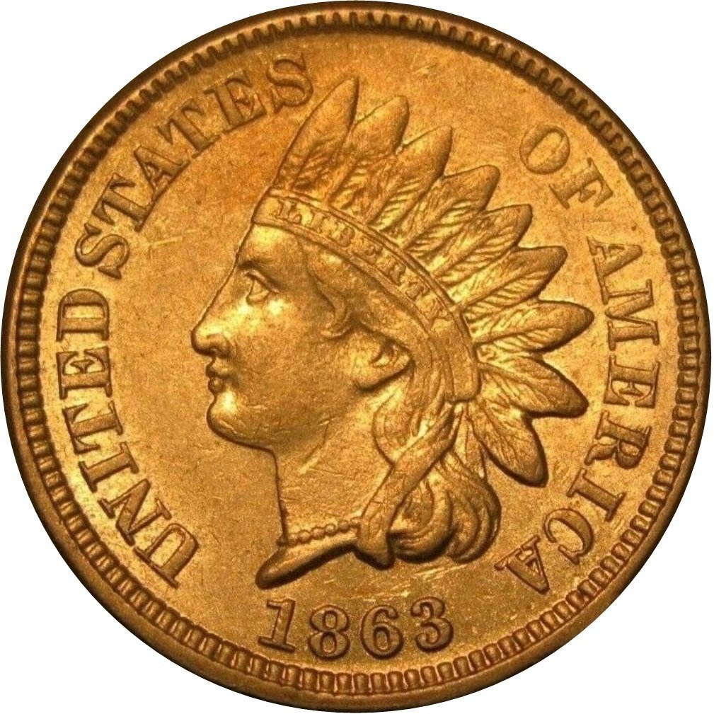 1863-Indian-Head-Cent-#4